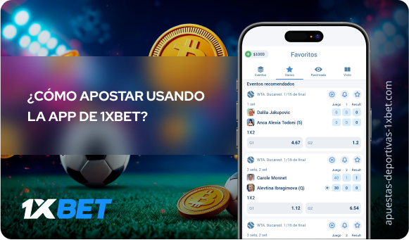 ¿Cómo apostar usando la app de 1xBet? - Apuestas Deportivas 1xbet