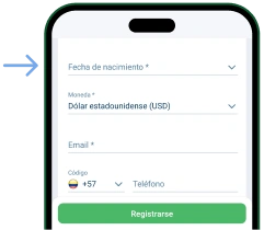 Indicar tu fecha de nacimiento - Apuestas Deportivas 1xbet