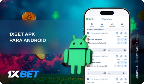 1xbet apk para Android - Apuestas Deportivas 1xbet