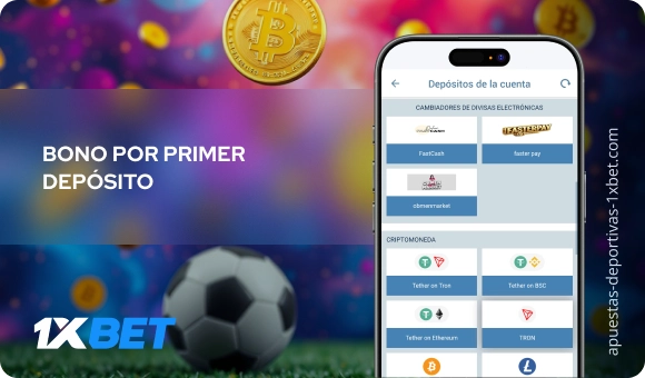 Bono por primer depósito - Apuestas Deportivas 1xbet